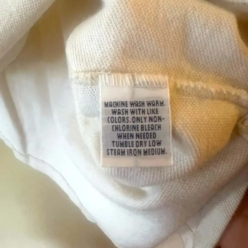 Men's XL‎ Polo Ralph Lauren 100% Cotton Herbal Milk Classic Fit Polo Shirt